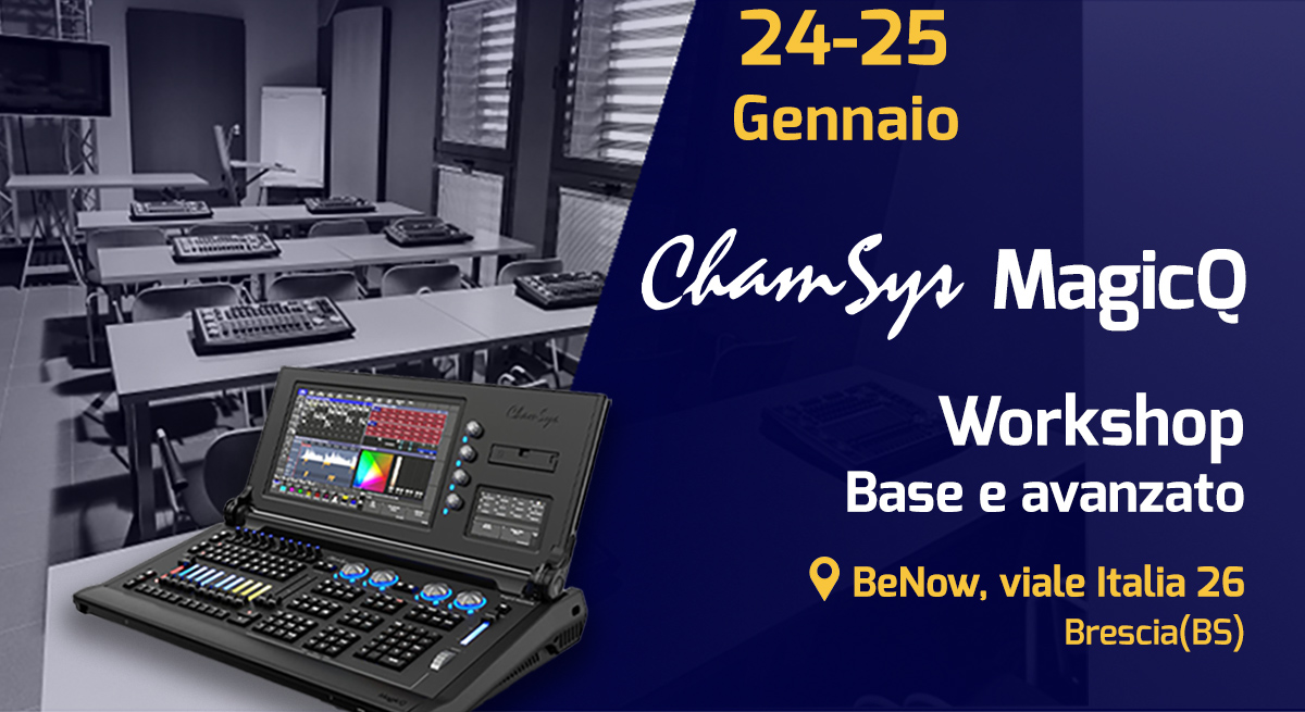 ChamSys_workshop base avanzato Brescia Gen2023