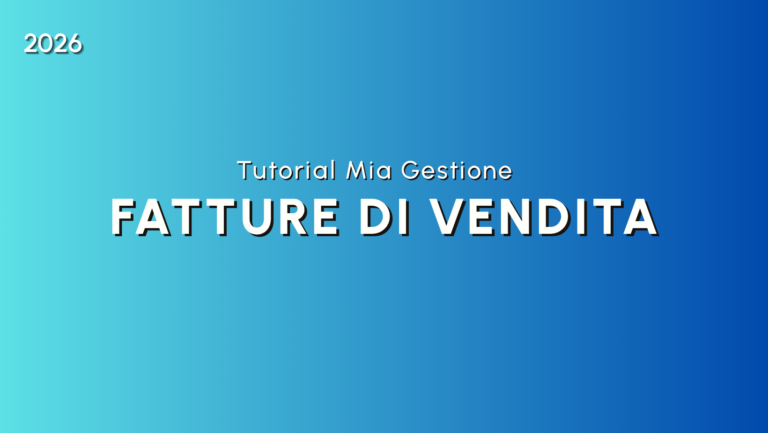 Fatture di vendita