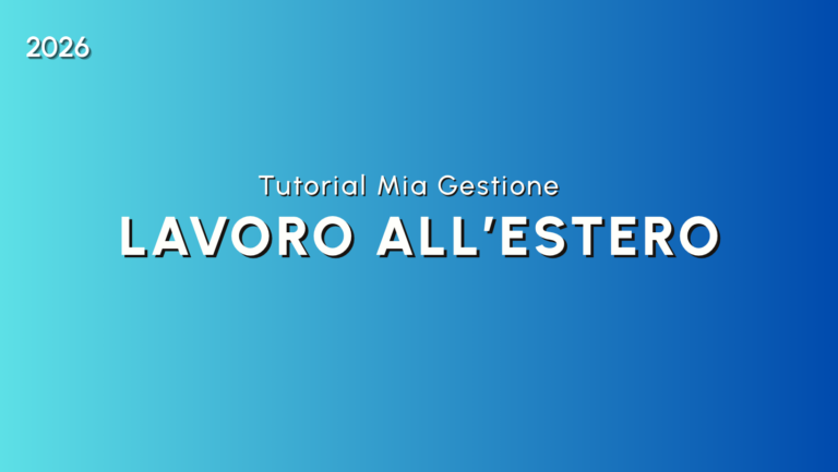Lavoro all’estero
