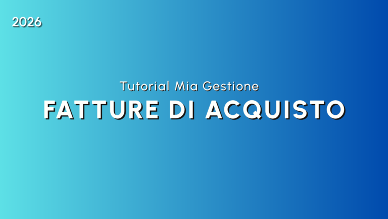 Fatture di acquisto